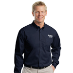 Long-Sleeve Easy Care, Navy, X-Large